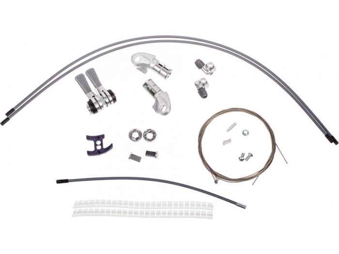 Leva Cambio Bar-End Sinistra Dura-Ace SL-BS77 &ndash; 9 Velocit&agrave;, Attrito, Giappone (Usato)