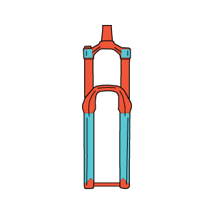 Ride Wrap Covered Protection - MTB Fork Kit