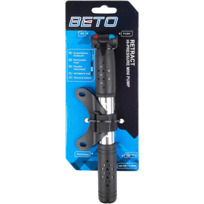 Beto Retract high pressure mini pump