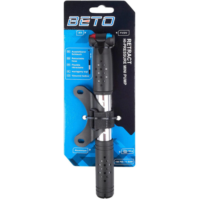 Beto Retract high pressure mini pump Beto Retract high pressure mini pump